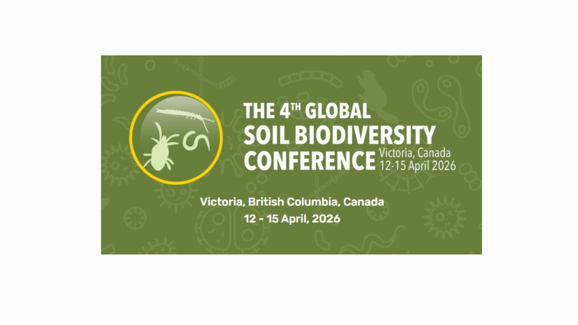 4th Global Soil Biodiversity Conference